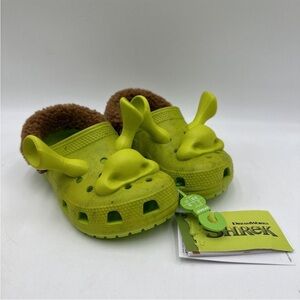 Green Classic Croc clogs, Dreamworks Shrek, new with tags, size child 8